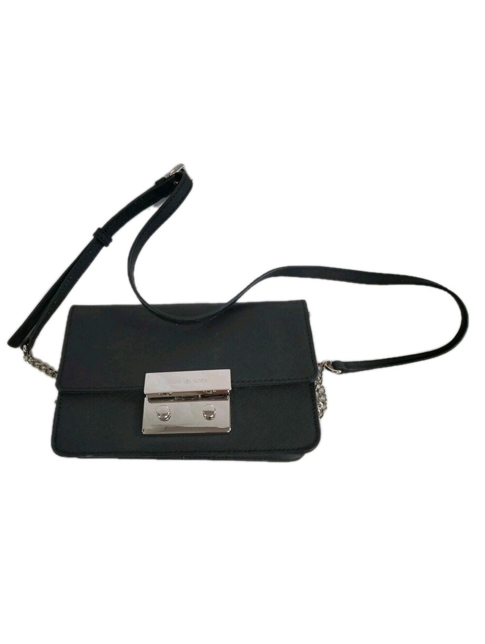 Michael Kors Women's Black Chain Crossbody Leather Small EXCELLENT